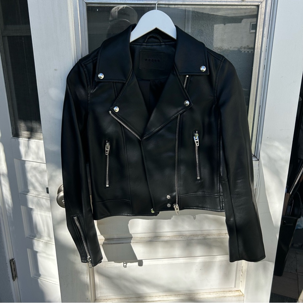 Blank NYC Leather Moto Jacket